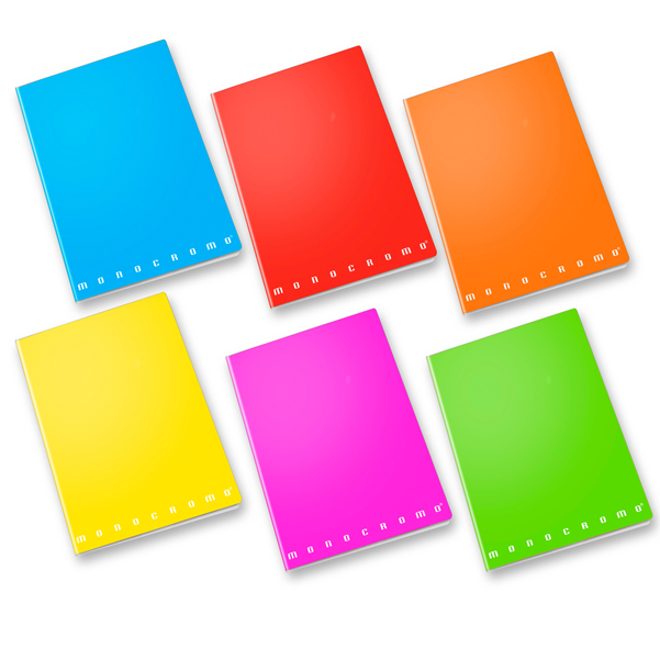  Maxiquaderno Monocromo Fluo - A4 - 1 rigo - 42 fogli - 80gr - Pigna 