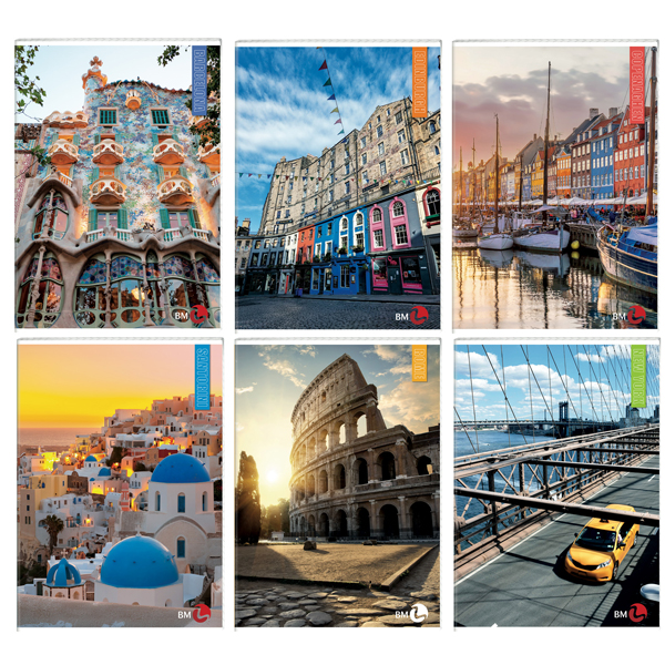  Maxiquaderno A4 40fg+2 80gr 4mm CittA' BM 