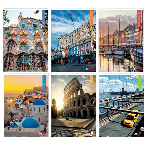  Maxiquaderno A4 40fg+2 80gr 1rigo CittA' BM 