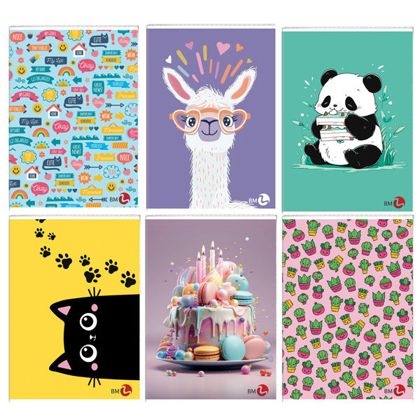  Maxiquaderno A4 40fg+2 80gr rigo di 1a Bambina BM 