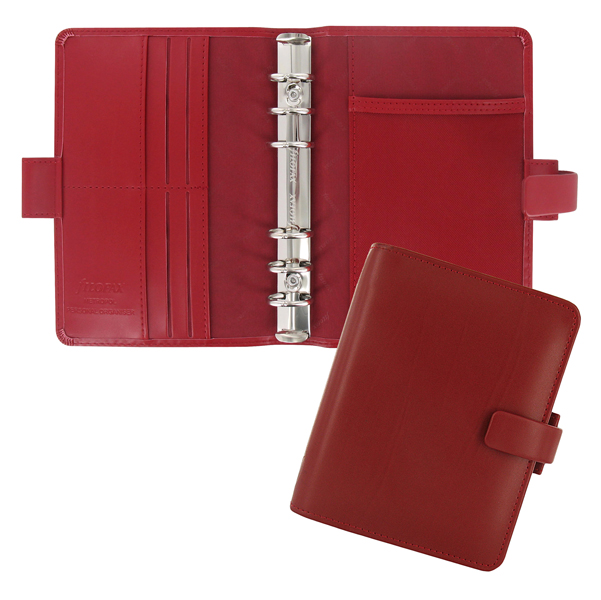  Organiser Metropol Pocket - similpelle - rosso - 14,6 x 11,5 x 3,5mm - Filofax 