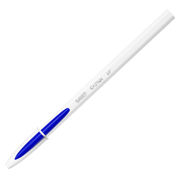  Penna a sfera Cristal Up con cappuccio - punta media 1,2mm - blu - Bic - conf. 20 pezzi 
