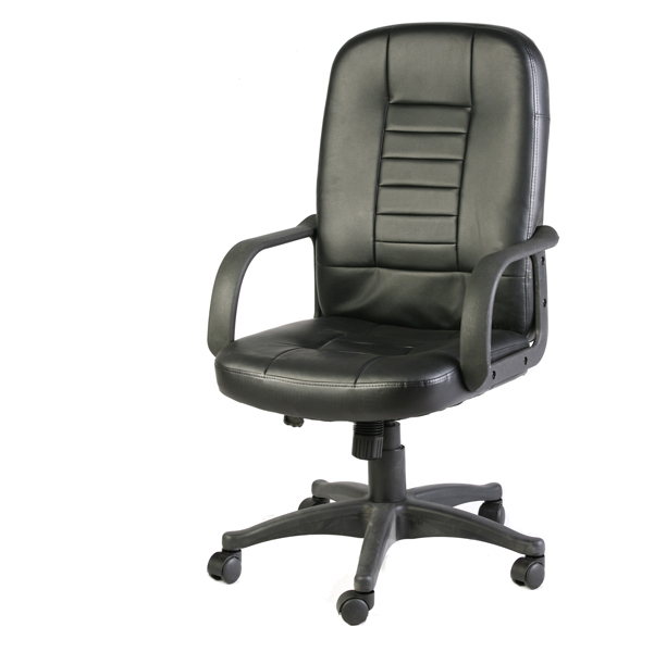  Poltrona direzionale Detroit HC4418H - con ruote e braccioli - nero - Serena Group 