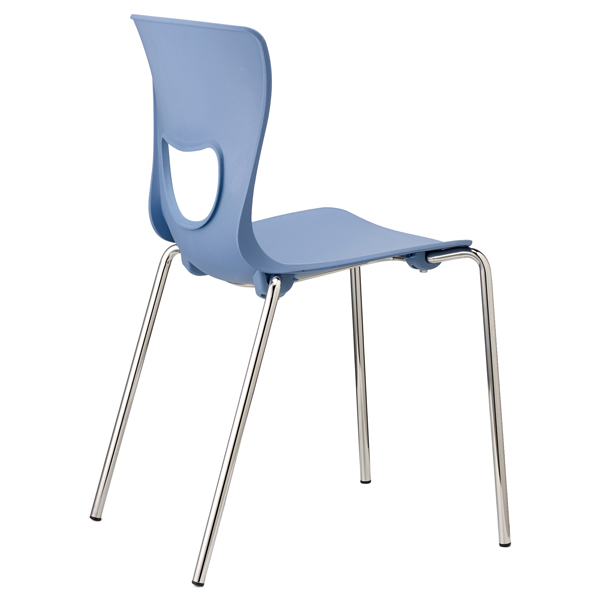  Seduta Pluto PT4 - senza braccioli - PPL - blu - Unisit 