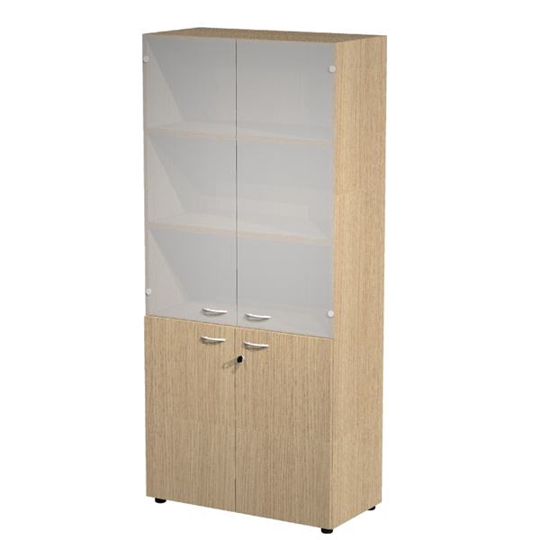  Armadio modulare componibile - a 2+2 ante - 90 x 45,8 x 200 cm - rovere 