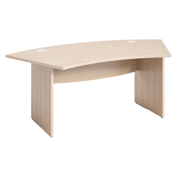  Scrivania Agorà Direction - fianchi pannello - 190 x 96 x 73 cm - rovere 