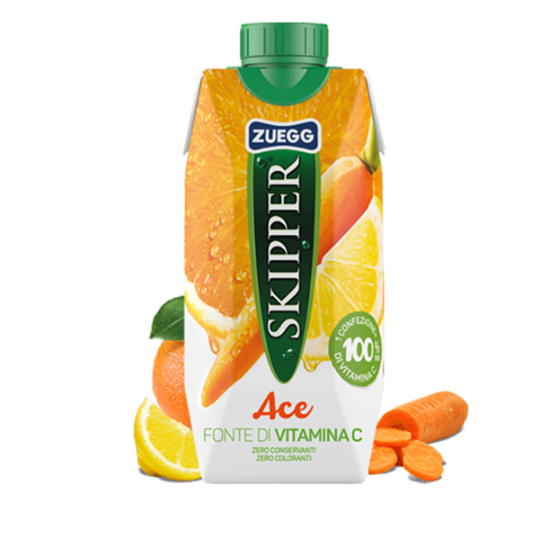 Succo Skipper - gusto ACE - Zuegg - brick 330 ml 