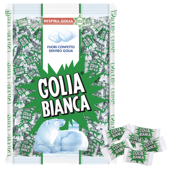  Caramelle Golia Bianca - busta da 1kg (400 pezzi circa) 