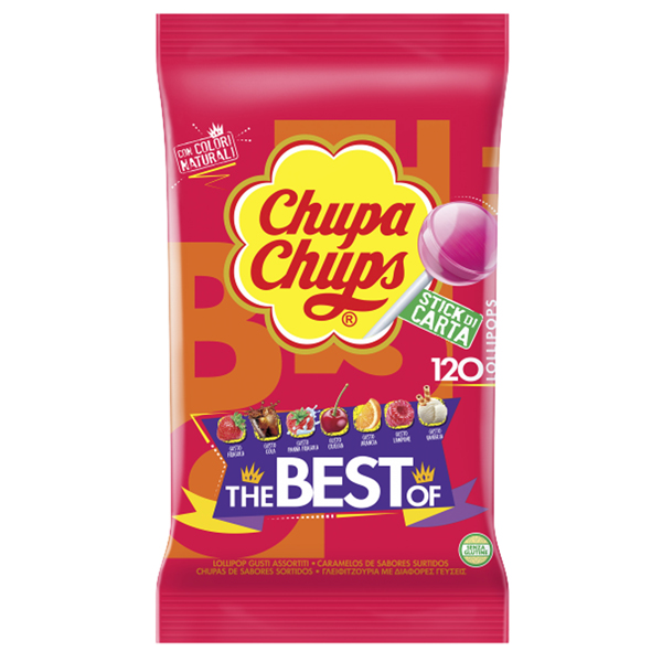  Chupa Chups - busta da 120 pezzi 