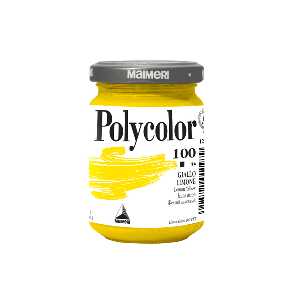  Colore vinilico Polycolor - 140 ml - giallo limone - Maimeri 