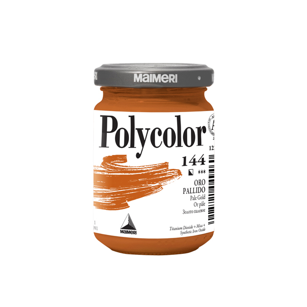  Colore vinilico Polycolor - 140 ml - oro pallido - Maimeri 