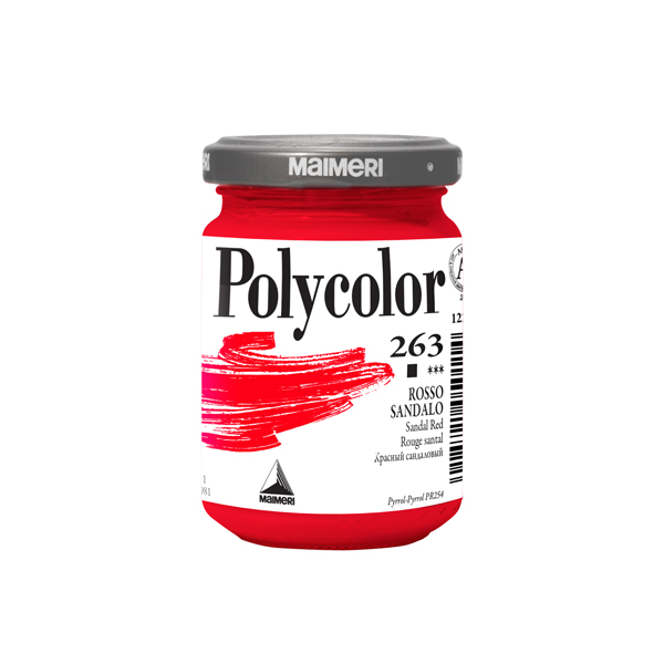  Colore vinilico Polycolor - 140 ml - rosso sandalo - Maimeri 