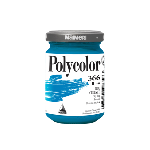  Colore vinilico Polycolor - 140 ml - celeste - Maimeri 