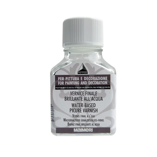  Vernice finale brillante all'acqua - 75 ml - Maimeri 