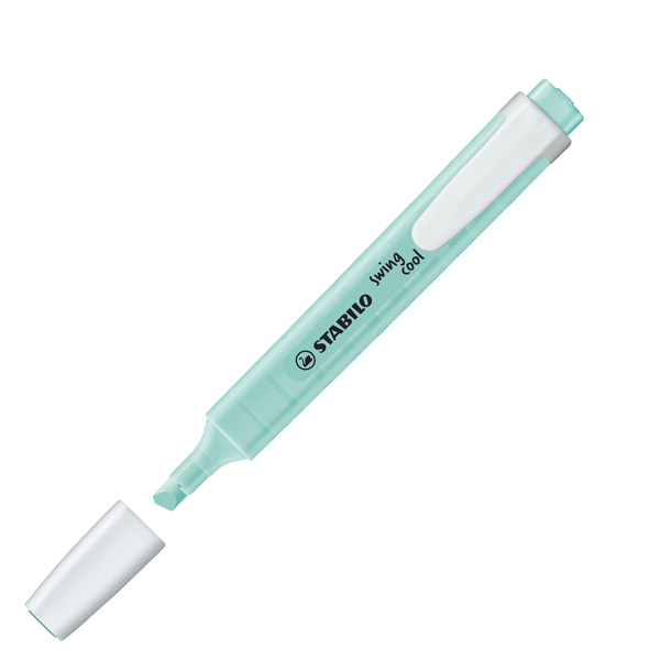  Evidenziatore Swing Cool pastel - punta a scalpello - tratto 1 - 4 mm - carta da zucchero 113 - Stabilo 