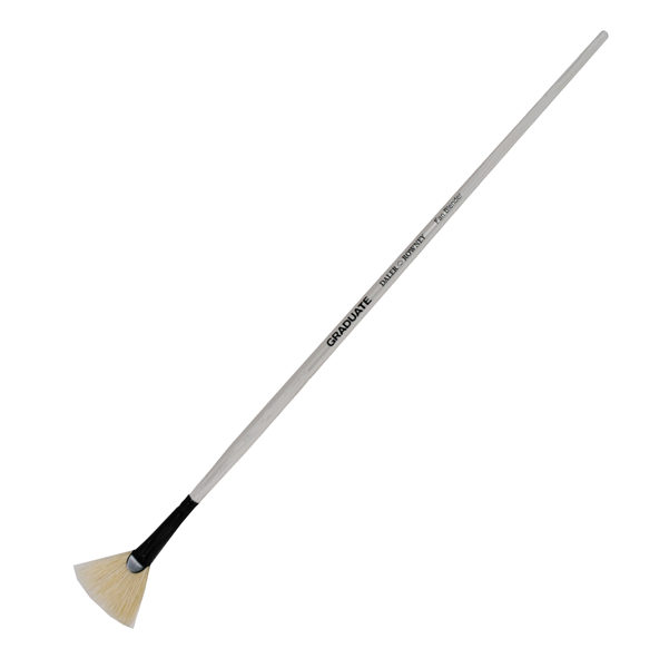  Pennello sintetico Graduate - ventaglio - manico corto - n. 4 - Daler Rowney 