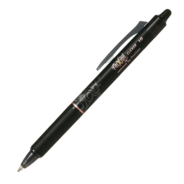  Penna a sfera a scatto cancellabile Frixionball - punta 1,0mm - nero - Pilot 