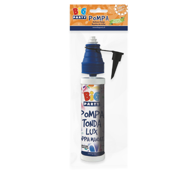  Pompa tonda per palloncini - doppia mandata - Big Party 