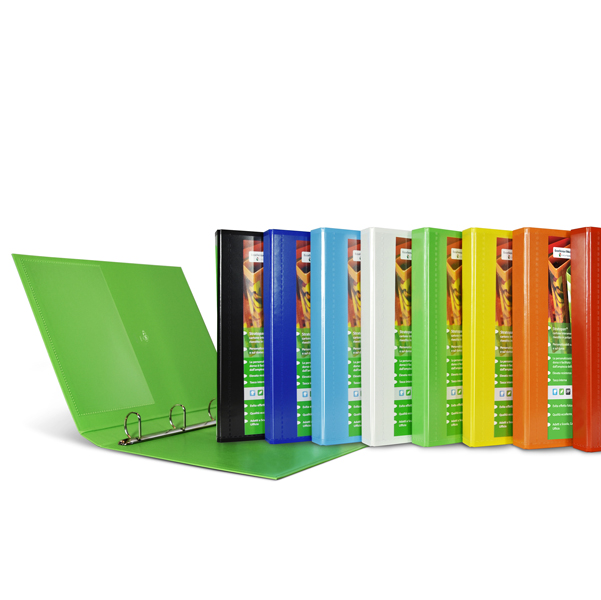  Raccoglitore personalizzabile Nettuno Ti - 22 x 30 cm - 4 anelli a D 30 mm - dorso 3,5 cm - colori assortiti - Sei Rota 