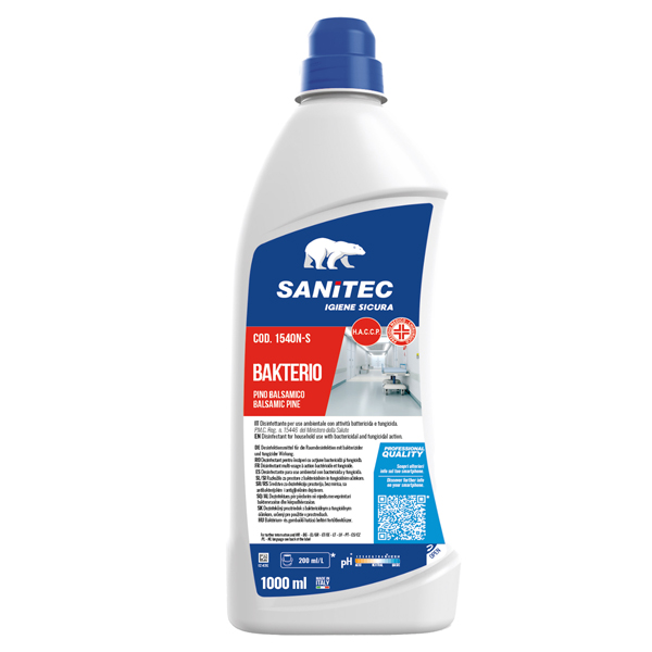  Bakterio detergente disinfettante - 1 L - Sanitec 
