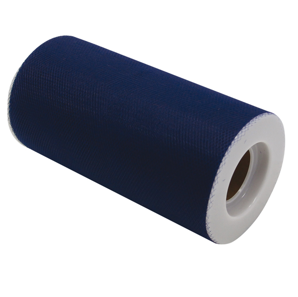  Tulle - blu - in rotolo da 12,5 cm x 25 mt - Big Party 