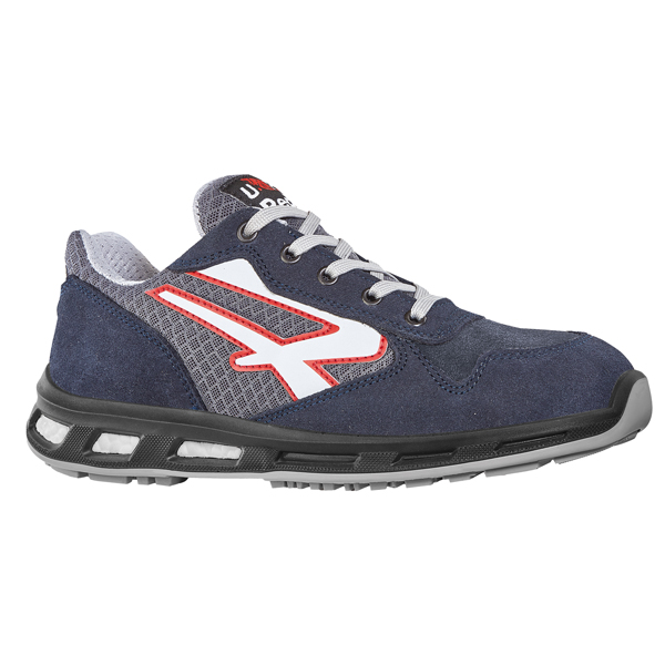  Calzatura di sicurezza Active S1P SRC Red Lion - pelle scamosciata morbida - numero 42 - blu - U-Power 
