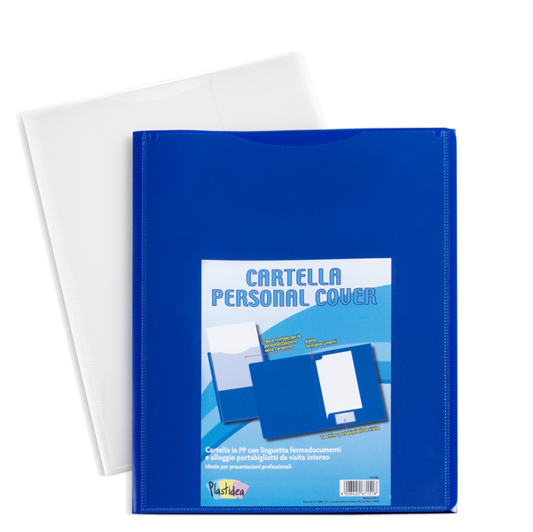  Cartella per presentazione Personal Cover - A4 - PP - blu - Iternet - conf. 5 pezzi 