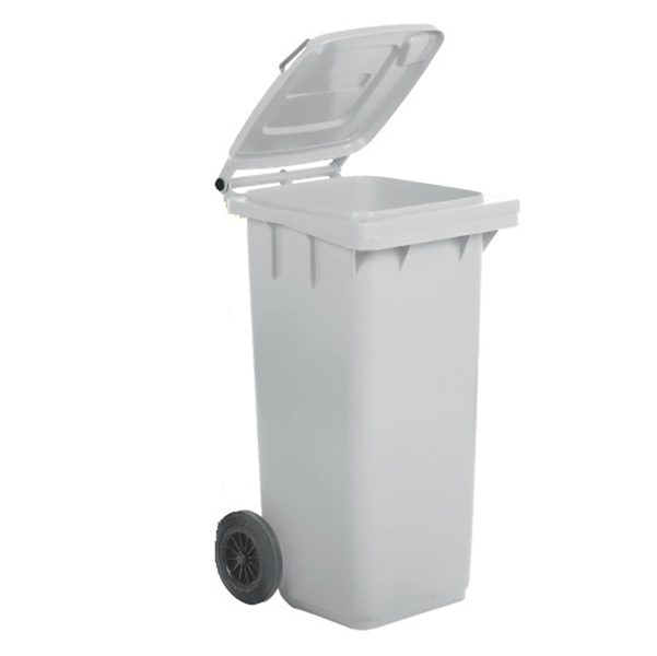  Bidone carrellato - 48x55x93 cm - 120 L - bianco - Mobil Plastic 