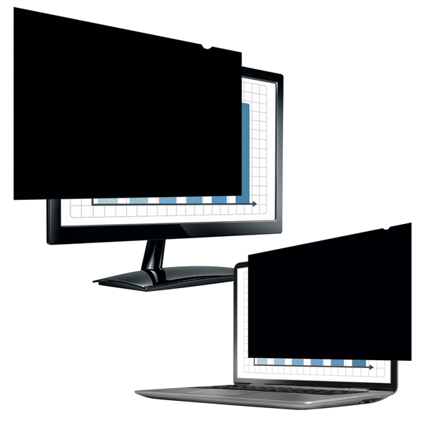  Filtro privacy PrivaScreen per monitor - widescreen 24"/50,96 cm - formato 16:10 - Fellowes 