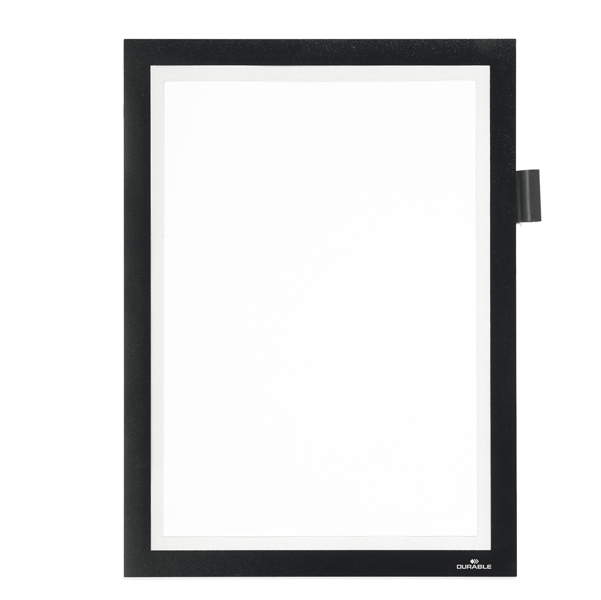  Cornice Duraframe - magnetica - A4 - 21 x 29,7 cm - nero - Durable 