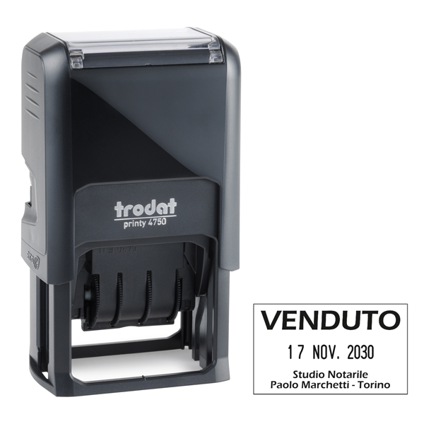  Timbro personalizzzabile Printy 4.0 - 41 x 24 mm - Trodat 