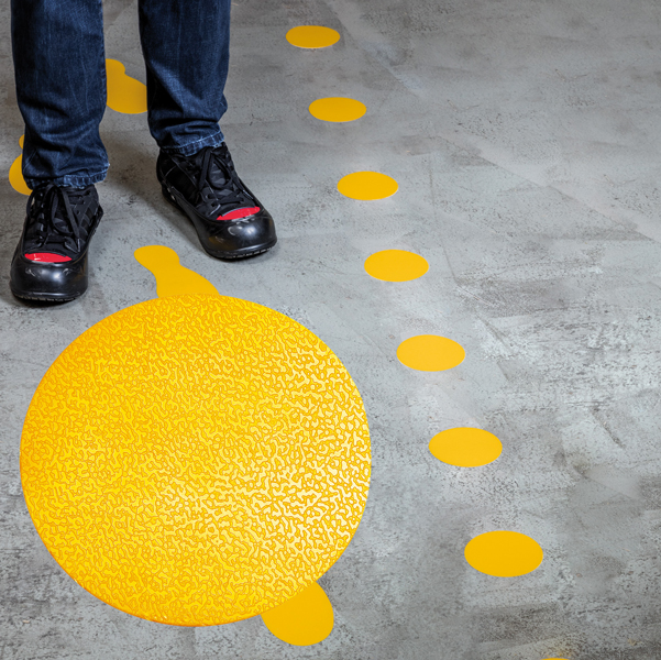  Adesivo da terra - "punto"- diametro 10 cm - Durable - conf. 10 pezzi 