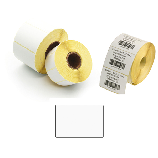  Etichette per trasferimento termico diretto - 1 pista - 58 x 43 mm - Printex - rotolo da 1000 pezzi 