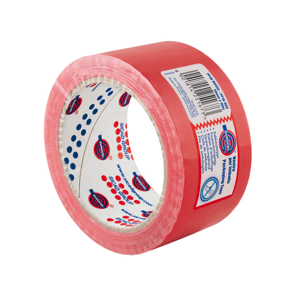  Nastro adesivo PP36NN - 5 cm - rosso - Eurocel 