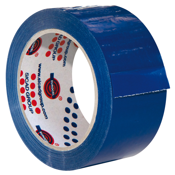  Nastro adesivo 350 - 5 cm x 66 m - PVC - blu - Eurocell 