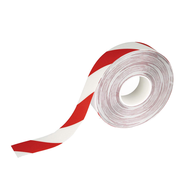  Nastro adesivo DURALINESTRONG 50/07 1726 - permanente - 5 cm x 30 m - rosso/bianco - Durable 