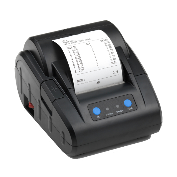  Stampante termica per conta monete - 12 x 14,5 x 9 cm - nero - HolenBecky 