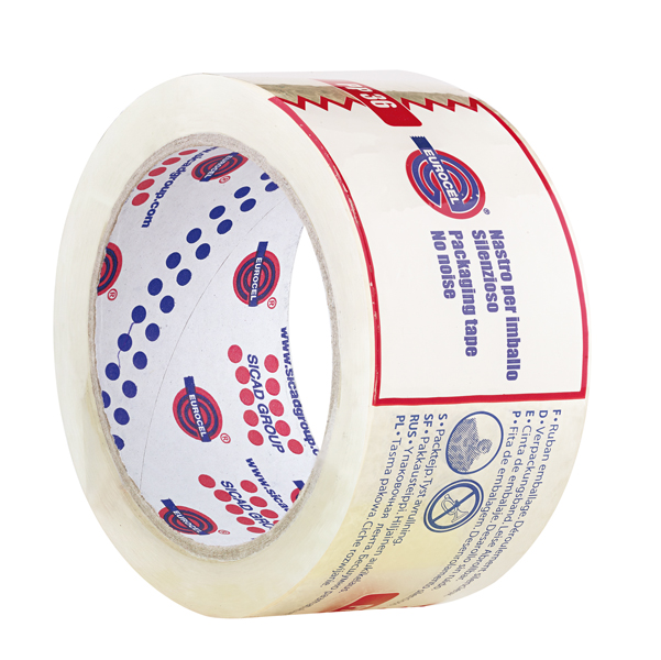  Nastro adesivo PP36NN - termo singolo - 5 cm x 66 m - trasparente - Eurocel 