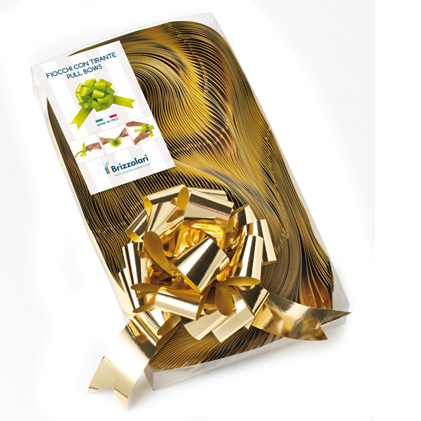  Nastro strip metal 6870 - oro 03 - 31 mm - diam. 13 cm - Brizzolari - conf. 30 pezzi 