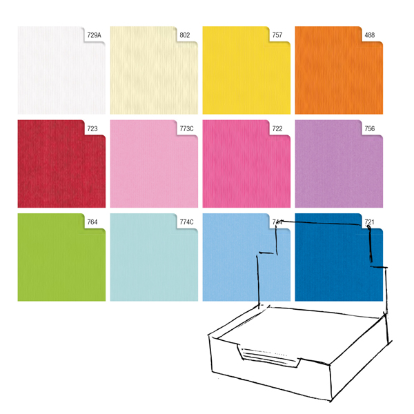  Carta regalo - kraft - Light - 70 x 100 cm - Rex Sadoch - scatola 100 fogli 