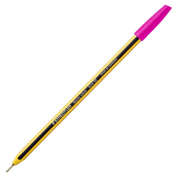  Penna a sfera Noris Stick - punta 1,0 mm - magenta - Staedtler - conf. 10 pezzi 