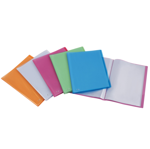  Portalistini a fogli fissi Lumina - 60 buste - 22x30cm - colori assortiti - Favorit 