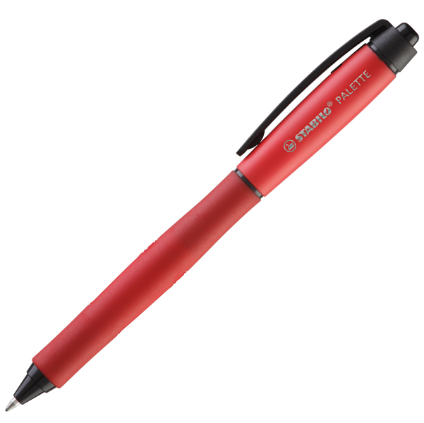  Roller gel a sfera a scatto Palette - rosso - Stabilo 