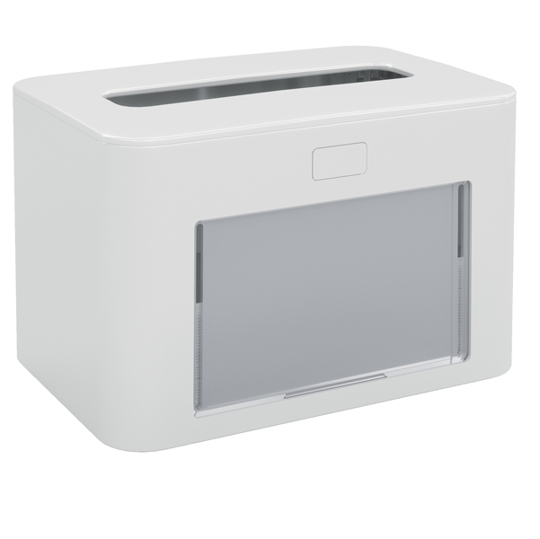  Dispenser personalizzabile - per tovaglioli interfogliati - bianco - Papernet 