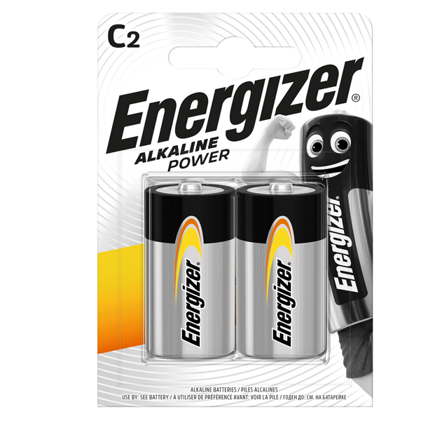  Pila mezzatorcia - C - LR14 - Power - alcaline - Energizer - blister 2 pezzi 