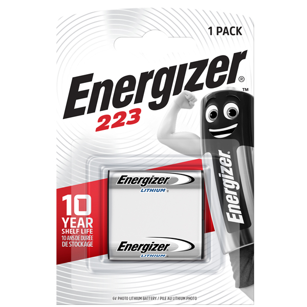  Pila 223 Photo Lithium - 3V - Energizer Specialistiche - blister 1 pezzo 