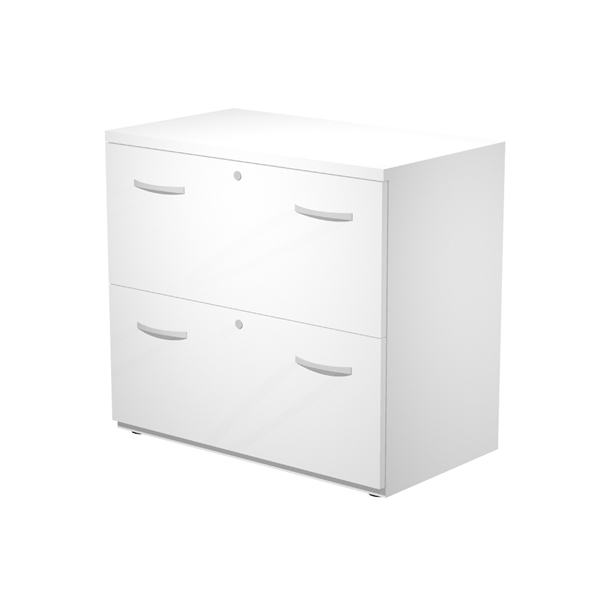  Classificatore Agorà - 2 cassetti - per cartelle sospese - 80 x 46 x 73 cm - bianco 