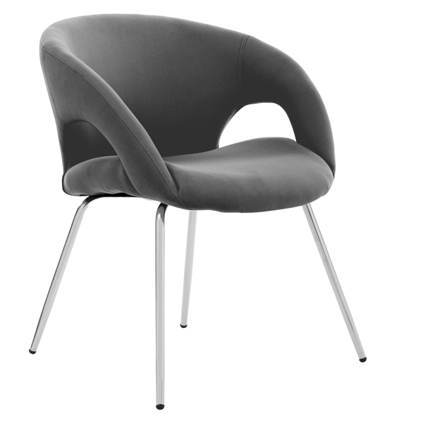  Seduta visitatore Pensacola - grigio - Serena Group 