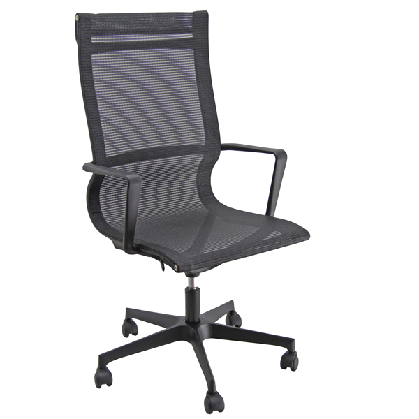  Poltrona direzionale Tekno TKNA - schienale alto e braccioli inclusi - nero - Unisit 