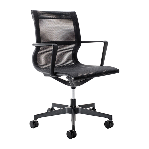  Poltrona direzionale Tekno TKN - con braccioli inclusi - nero - Unisit 